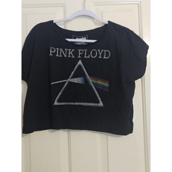 The Thread Shop Pink Floyd Crop Top TShirt Small - Picture 1 of 3